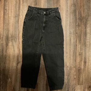 H&M high rise pleated jeans size 4